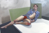 STEPHEN DOYLE - Twink- oil on canvas - 80 x 120 cm - €2000