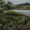 JANET MURRAN - There Paradise is found - charcoal & acrylic on wood panel - 20 x 20 cm - €395