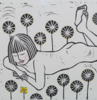 YOKO AKINO - The Little Flower - linocut - unframed €180